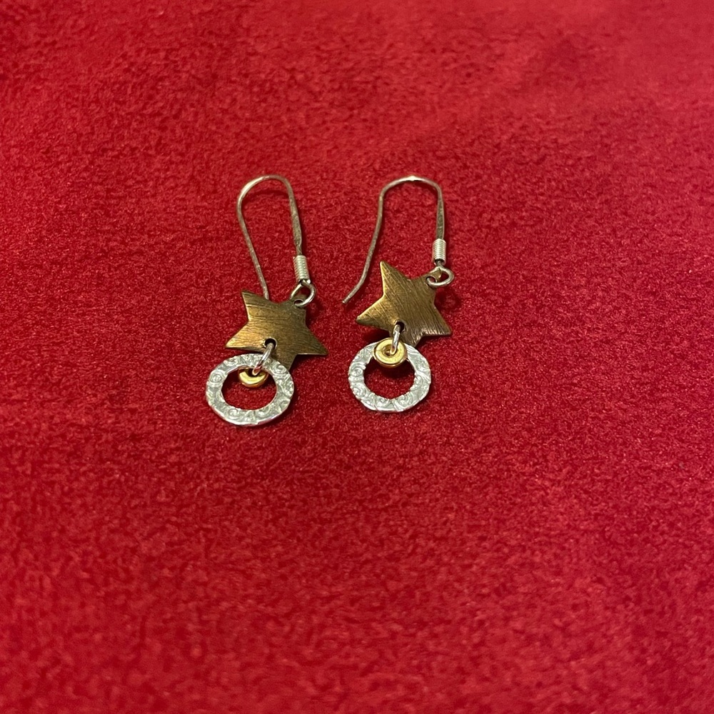 Shepard hook dangle earrings